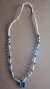 Collar hueso pepas turquesa