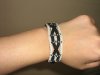 Pulsera blanco y negro