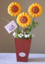 Arreglo de girasoles