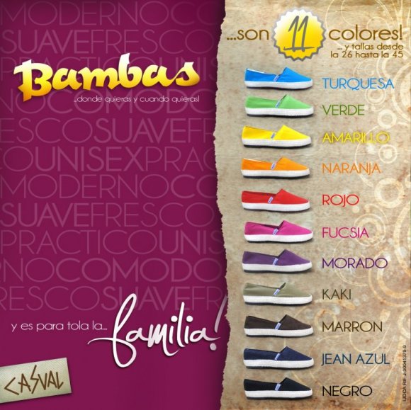 BAMBA CASVAL UNISEX