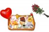 Cupido + 12 Rosas