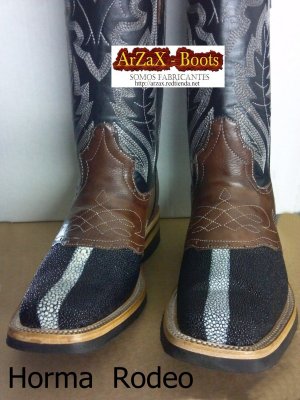 botas vaqueras piel exotica