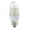 Ampolleta LED Vela E27 4W 80LEDS 41MM Transparente 240Lumens