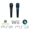 Micr�fono Doble para RockBand y Guitar Hero compatible con Wii, XBOX 360, PS2, PS3 y PC