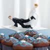 Comical Couple With The Bride �Having The Upper Hand�