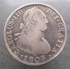 CARLOS IV - 1808/07 FJ, SANTIAGO, 4 REALES ~ SOBREFECHA