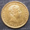 PORTUGAL - 1855, PEDRO V, 1000 REIS de ORO