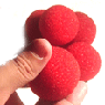 Bolas de esponja 1,5� set  x 4