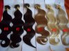 Extensiones de keratina onduladas