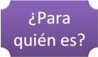 �A qui�n est� dirigido?
