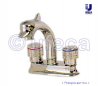 GRUPO LAV. 4'' CROM.C/CERAMICO PICO DELFI   {FOKA}