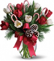 tulipanes con caramelos
