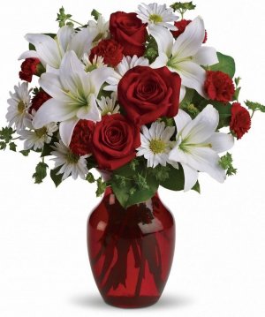 Florero navideño