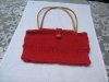 Bolso Macrame Rojo