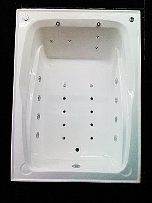 165 x 120 con 6 Jets Vistas Cromo