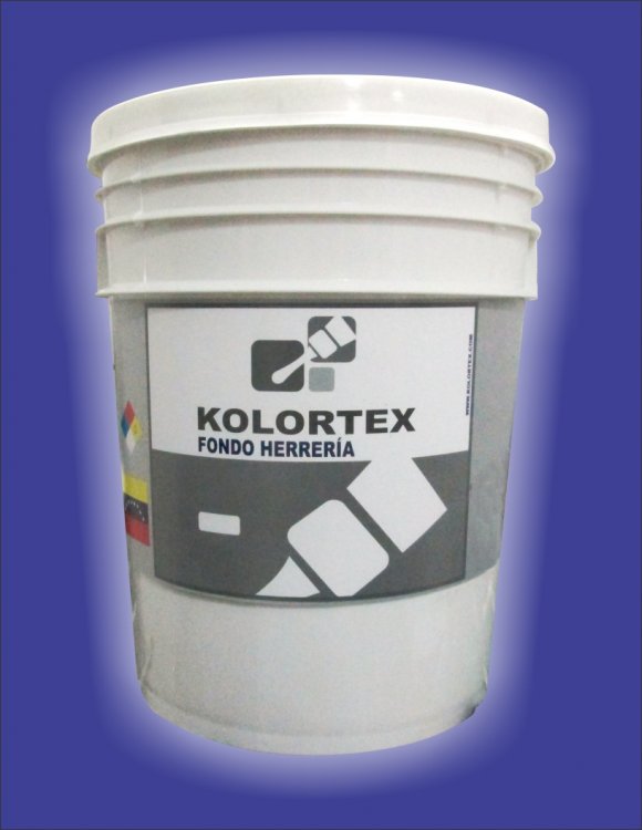 FONDO DE HERRERIA KOLORTEX BLANCO KOLORTEX EN PAILA DE 5 GALON