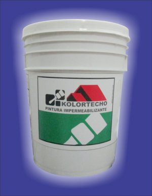 PINTURA IMPERMEABILIZANTE KOLORTECHO GRIS PAILA DE 5 GAL