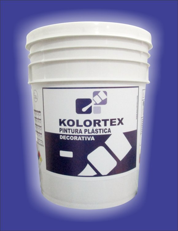 BLANCO KOLORTEX PINTURA TIPO B PLASTICA DECORATIVA 4 GAL