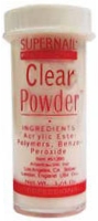 SuperNail Pro Acrylic Powder ~CLEAR~ 0.25oz