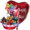 Canasto de Chocolates Osito y Flor