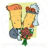 Pareja con Flores