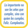 Lo importante no son...
