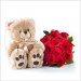 Teddy con Rosas