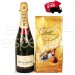 Mot Chandon y Chocolates Lindt Lindor