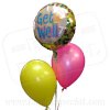 2 Globos de Latex y 1 Met�lico