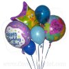 3 Globos de Latex y 3 Met�licos