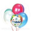 5 Globos de Latex y 1 Met�lico