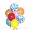 6 Globos de Latex y 2 Met�licos