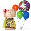 Selecci�n de Chamoy y Chocolates en Caja con Globos