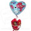Chamoy y Chocolates en Canasto con Globo