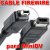 Cable firewire 6 a 4 pines