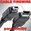 Cable firewire 4 a 4 pines