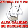 Antena de TV y FM de alta calidad de recepci�n