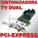 Sintonizadora de TV DUAL �KWORLD� PCI-E
