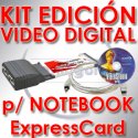 Kit edici�n de video digital para Notebook ExpressCard
