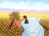 Melchor Terrero-Recolectora de flores