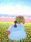 Melchor Terrero-Recolectora de flores