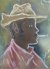 Yoryi Morel-Rostro fumando