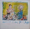 Jos� Cestero-Autoretrato con Frida Khalo