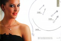 5.Joyas Oro blanco con circonita y perla