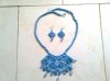 Set Collar, Aretes y Pulsera Rombo