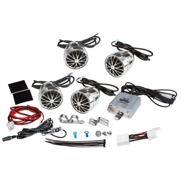Altavoces de 800W soporte para motocicleta MP3 Amp + 4 manija