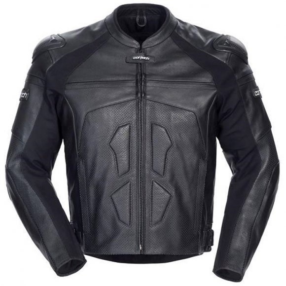 Chaqueta de Cuero color Negro 'Adrenalina' para Hombres - Cortech