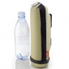 Portabotella grande - beige/marr�n/plata
