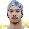 Cotton stripe gorro