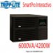 TRIPP LITE SU6000RT3UHV, UPS en lnea doble conversin 6000VA/4200W 200-240V 8-20min (rack 6U o torre). Entrada y salida tipo Hardwire